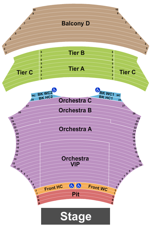 ASU Gammage Water For Elephants Seating Chart